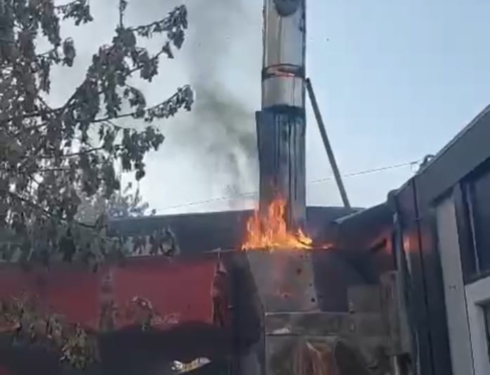 Malatya’da konteyner iş yerinde yangın