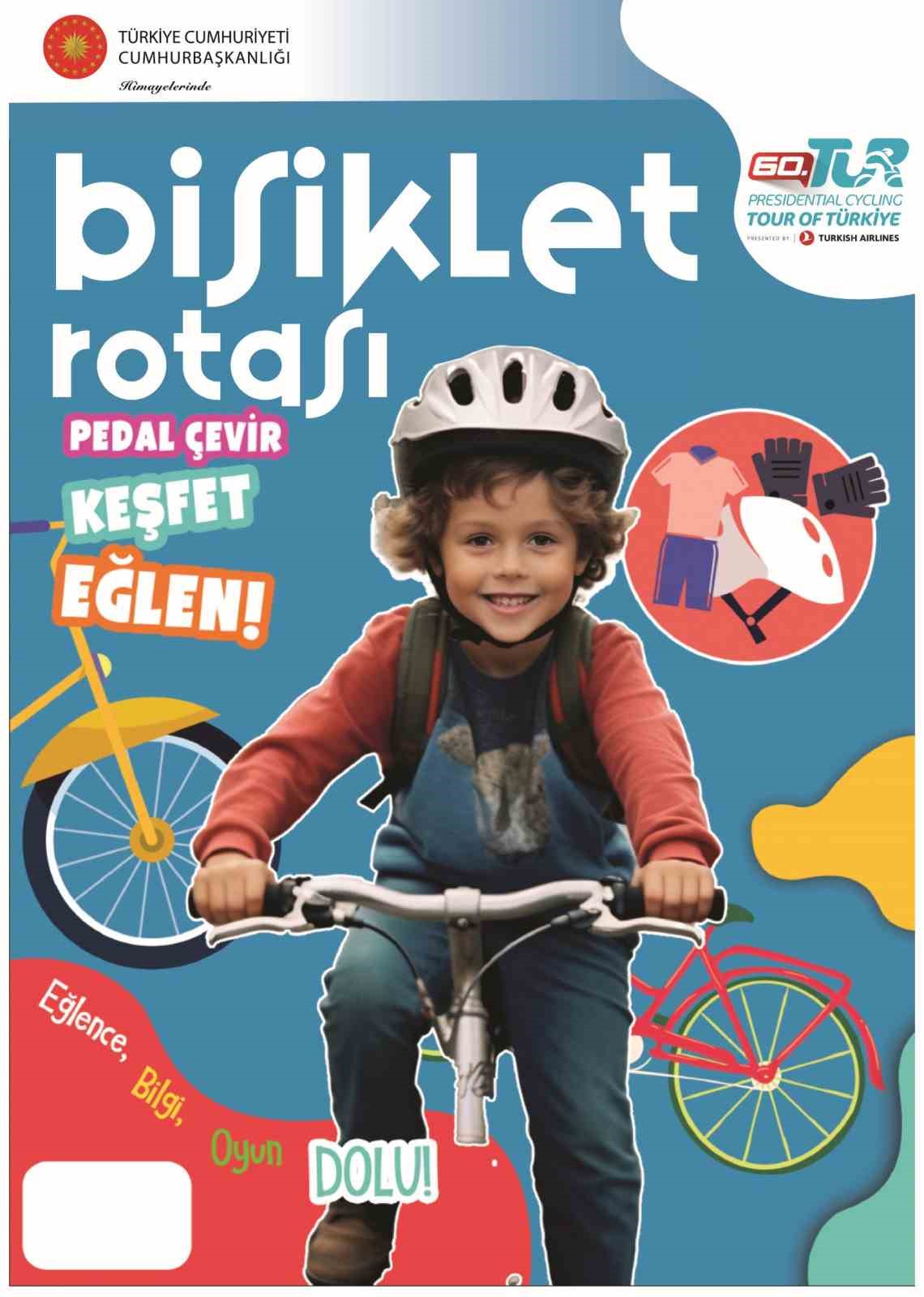 60.Cumhurbaşkanlığı Türkiye Bisiklet Turu, bisiklet tutkusunu ve kültürünü çocukların kalbine taşıyor