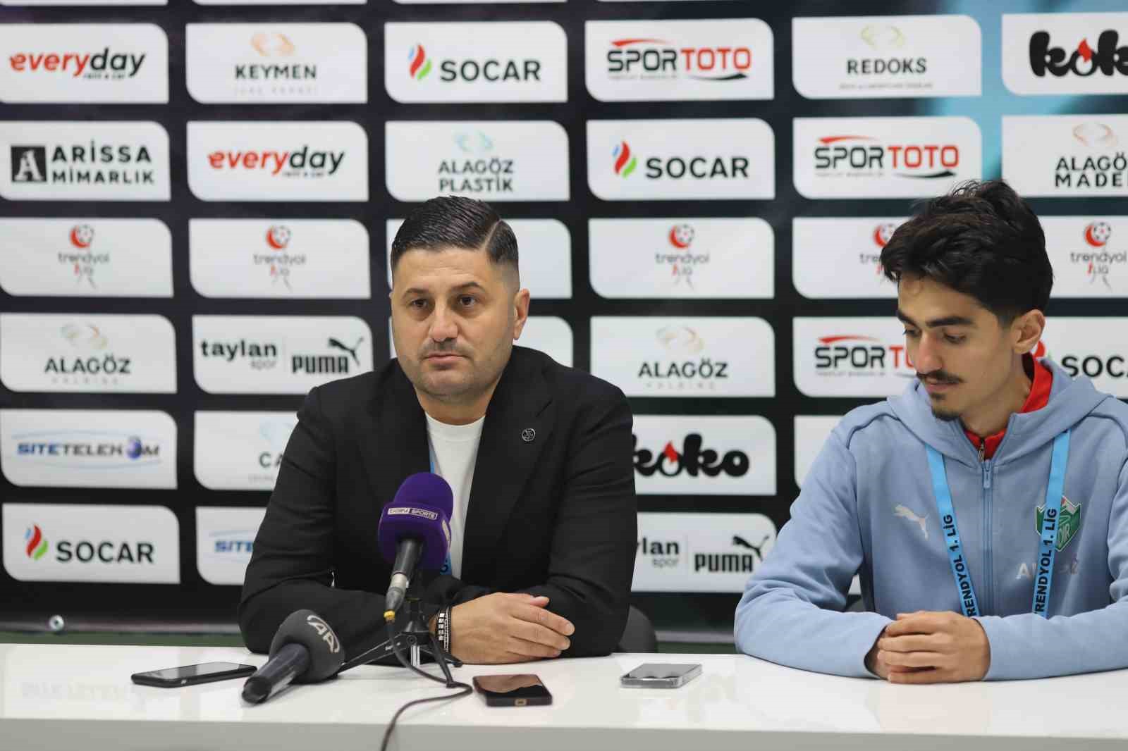 Iğdır FK - Sakaryaspor maçının ardından