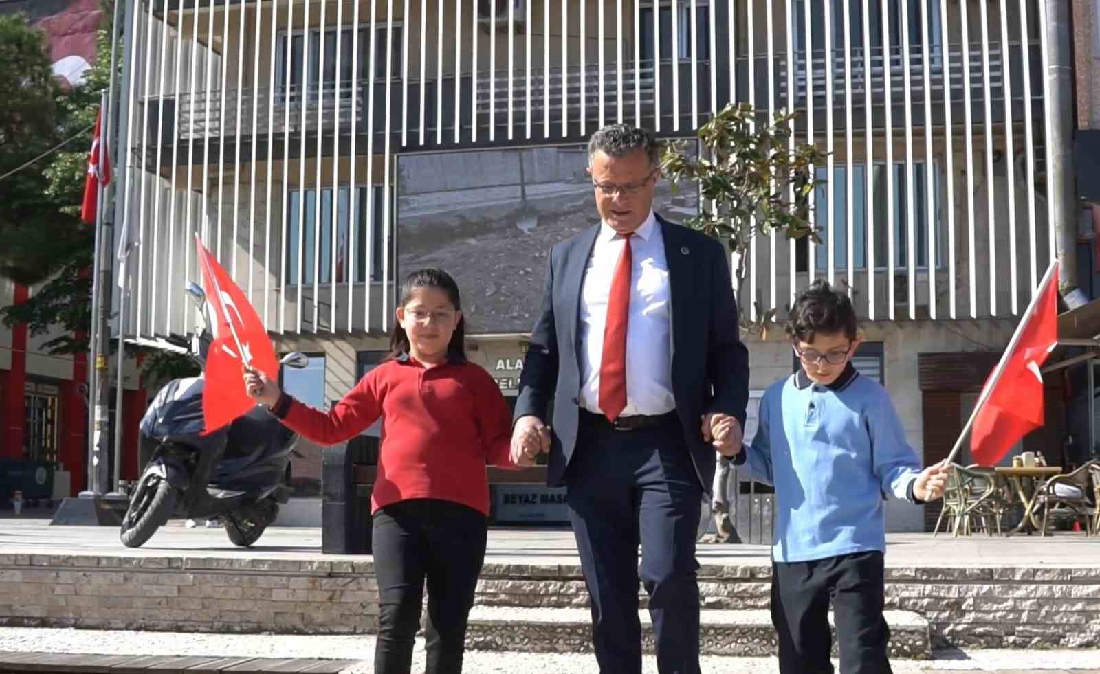 Alaşehir Belediyesi’nden 23 Nisan’a özel klip