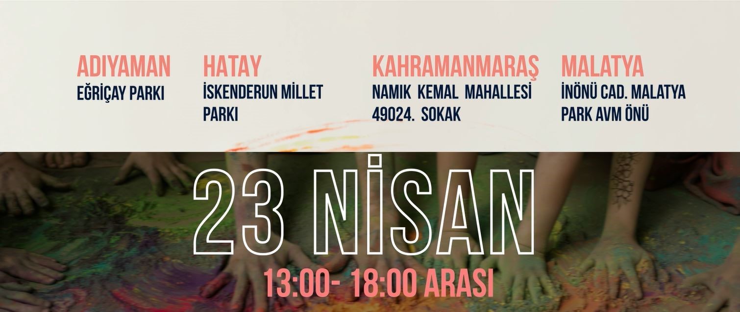 Çevre, Şehircilik ve İklim Değişikliği Bakanlığı’ndan deprem bölgesinde 23 Nisan şenliği