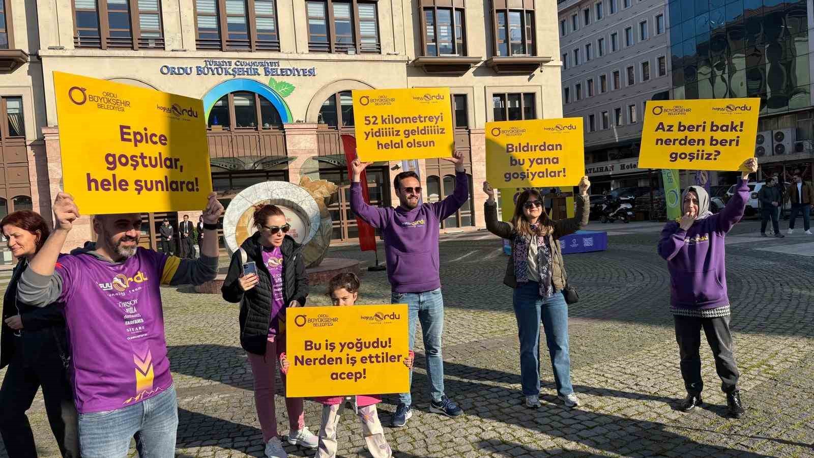 Ordulular her yıl 52 km koşuyor