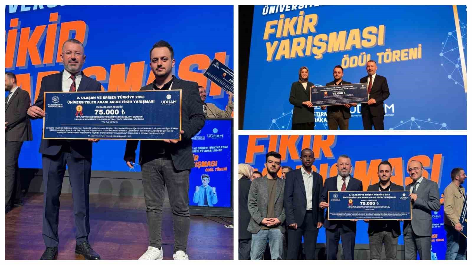 Karabük Üniversitesi’ne Ulaştırma Bakanlığı’ndan AR-GE ödülü