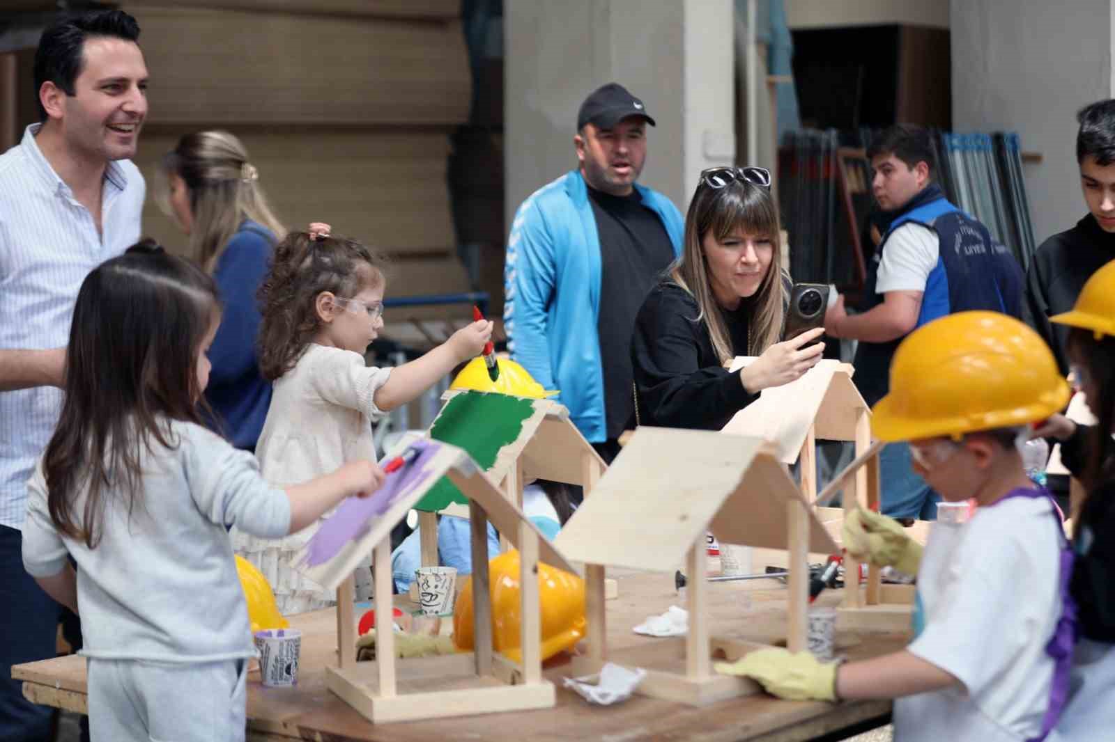 Muğla Büyükşehir’den Minik Ustalara Kuş Yuvası Atölyesi