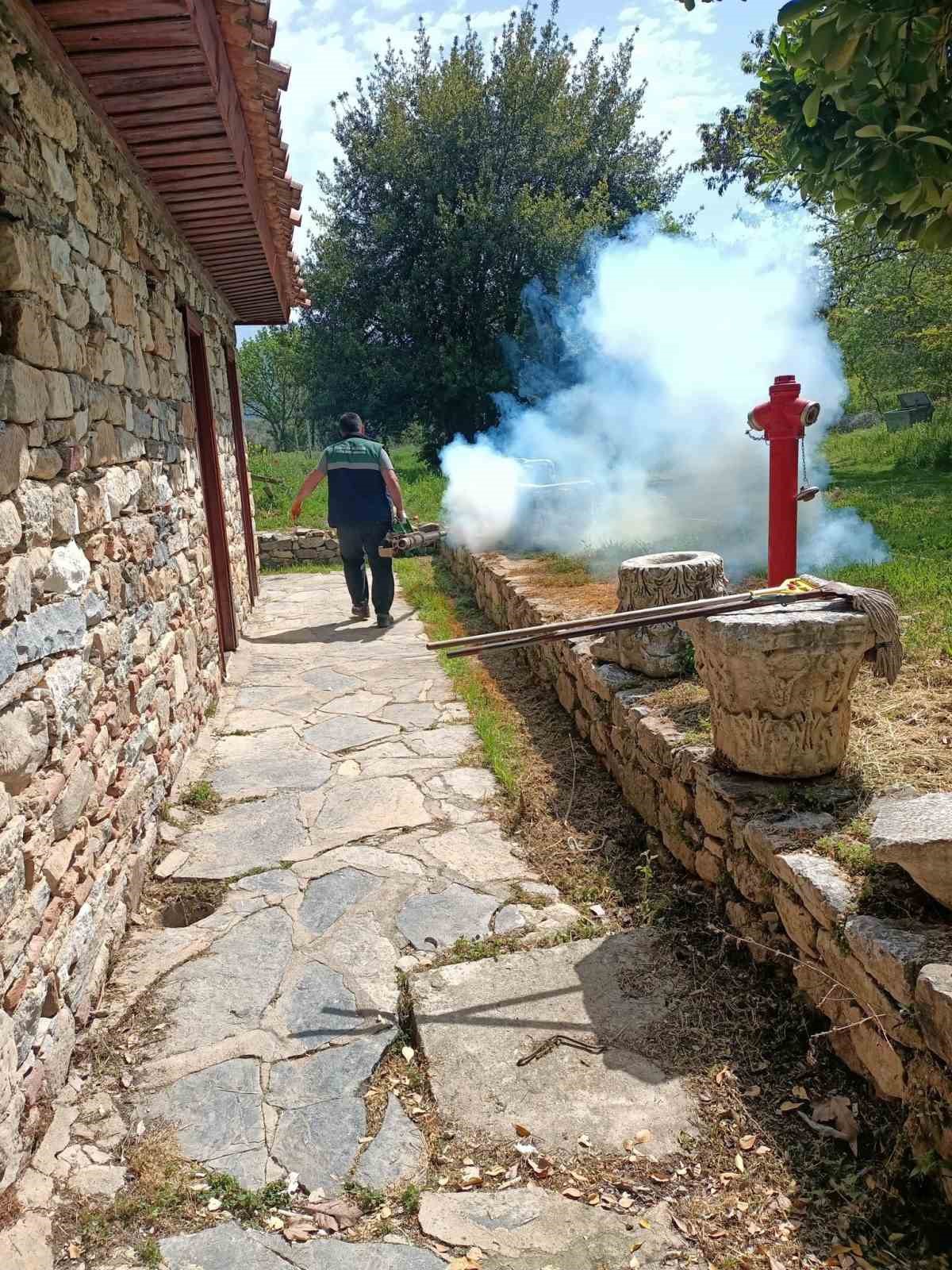 Afrodisias Antik Kenti&rsquo;nde ila&ccedil;lama &ccedil;alışması başlatıldı
