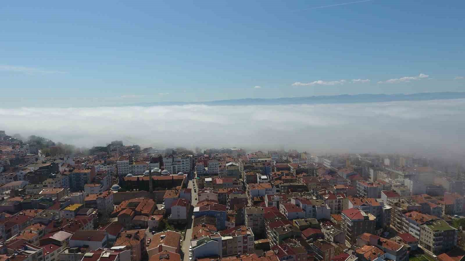 Sinop’u sis bulutu yuttu