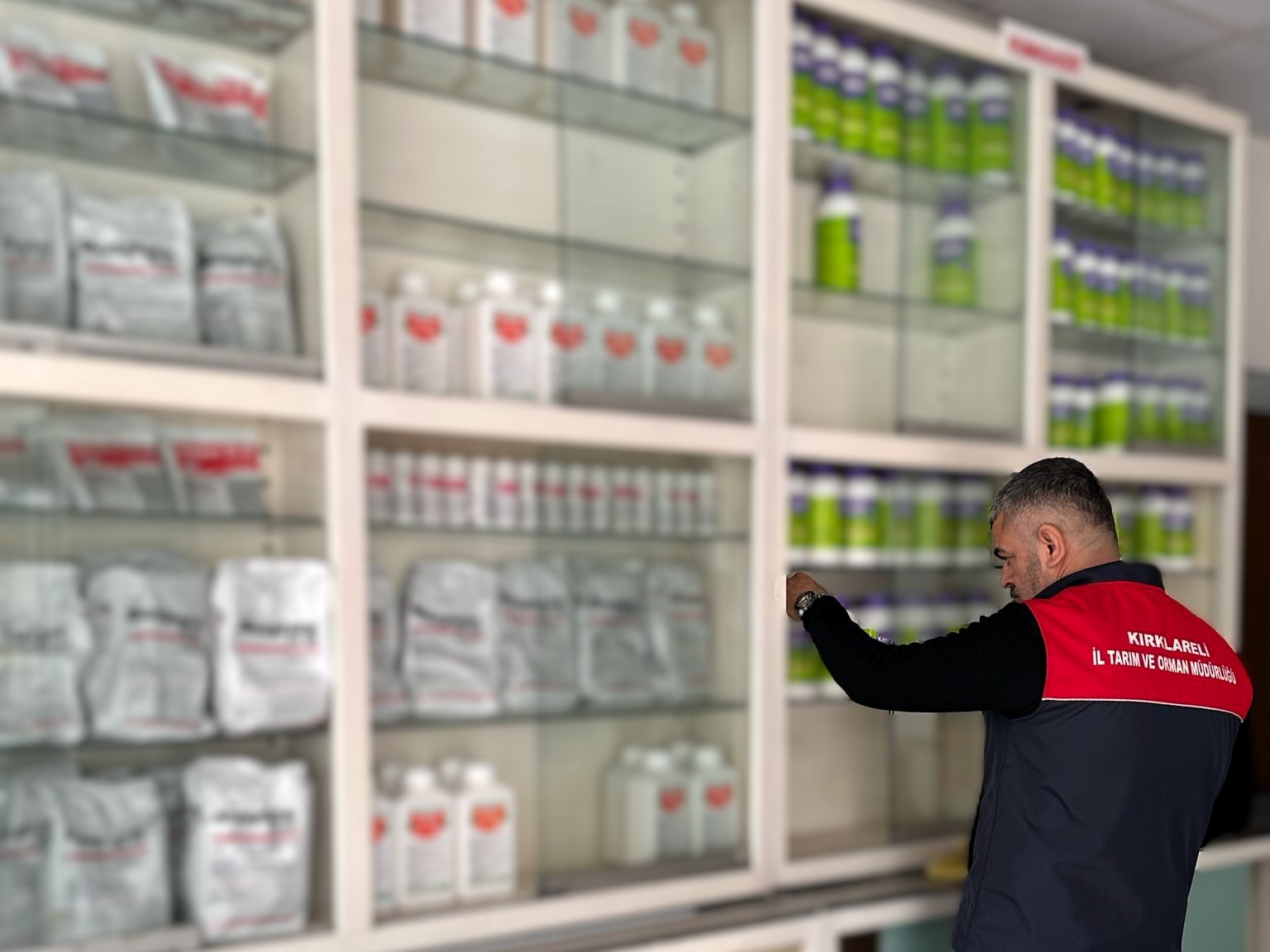 Kırklareli’nde bitki koruma ürünü satışı yapan bayileri denetlendi