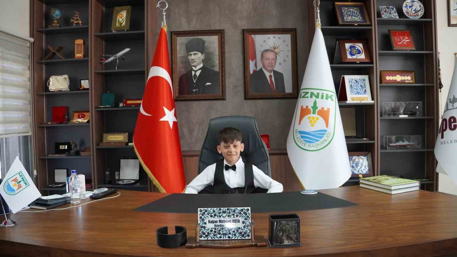 İznik’te 23 Nisan’ın Başkanı Muhammed oldu