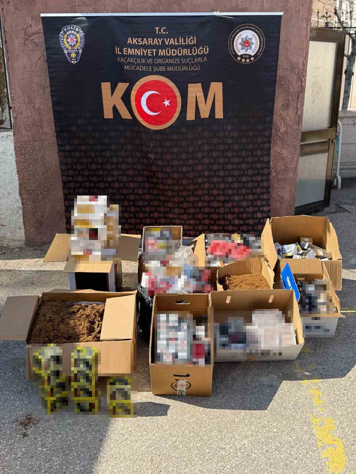 Aksaray KOM’dan 6 operasyon, 5 gözaltı
