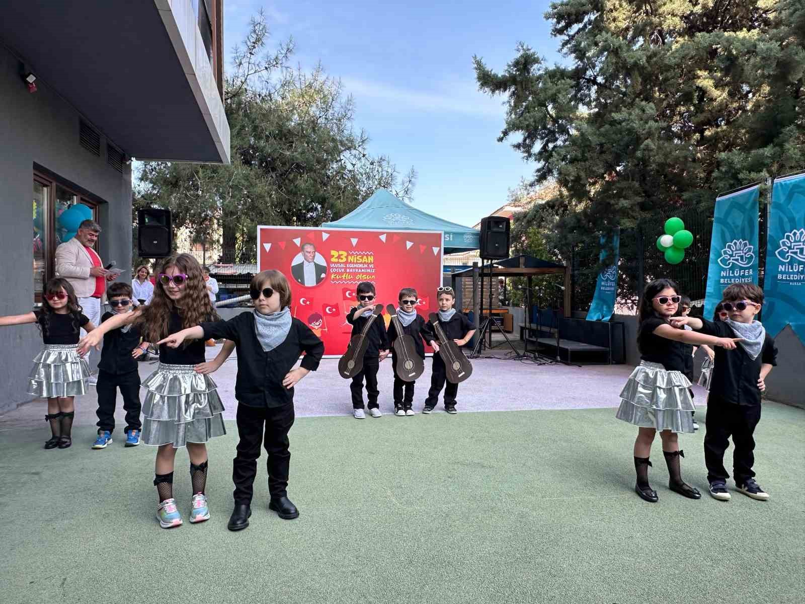 Nilüfer’in kreşlerinde 23 Nisan coşkusu