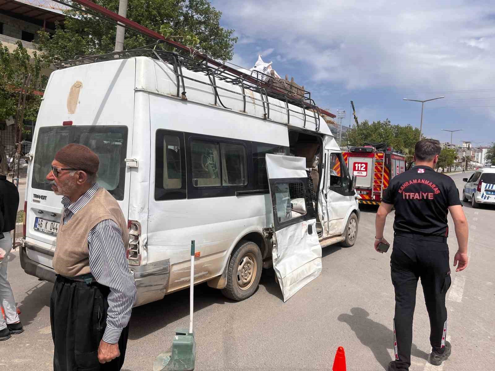 Kahramanmaraş&rsquo;ta trafik kazası: 6 yaralı
