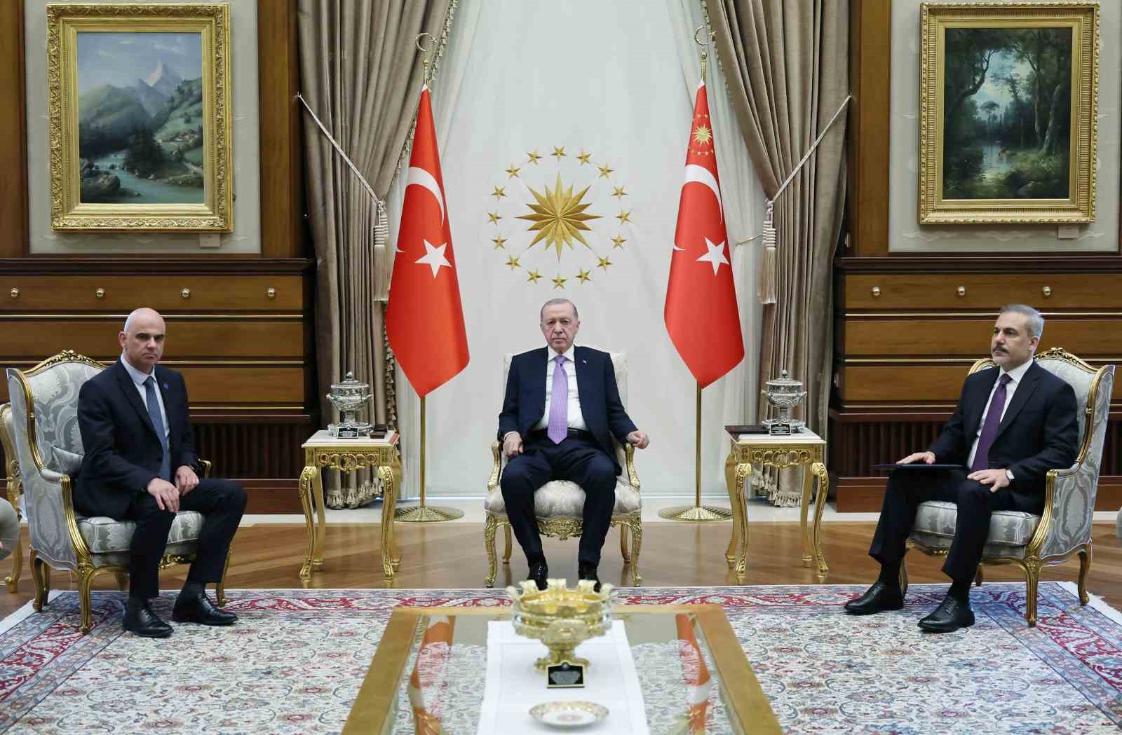 Cumhurbaşkanı Erdoğan, Avrupa Konseyi Genel Sekreteri Alain Berset’i kabul etti