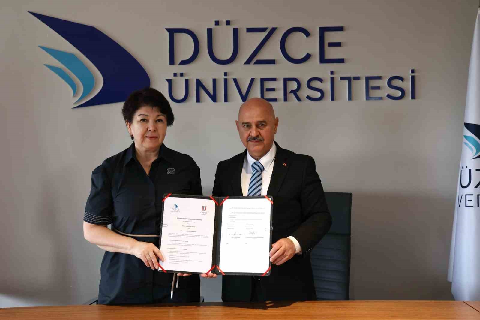Düzce Üniversitesi’nden bir uluslararası anlaşma daha