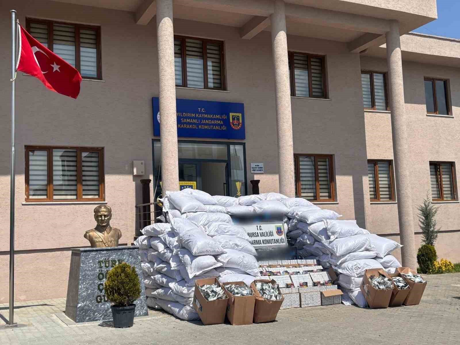 Jandarmadan ’Tütün Kaçakçılığı’ operasyonu