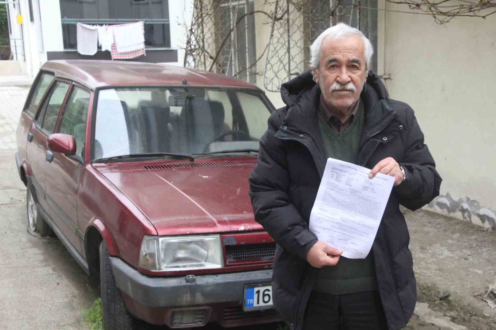 Sıfır aldığı aracını 17 yıldır kullanamıyor