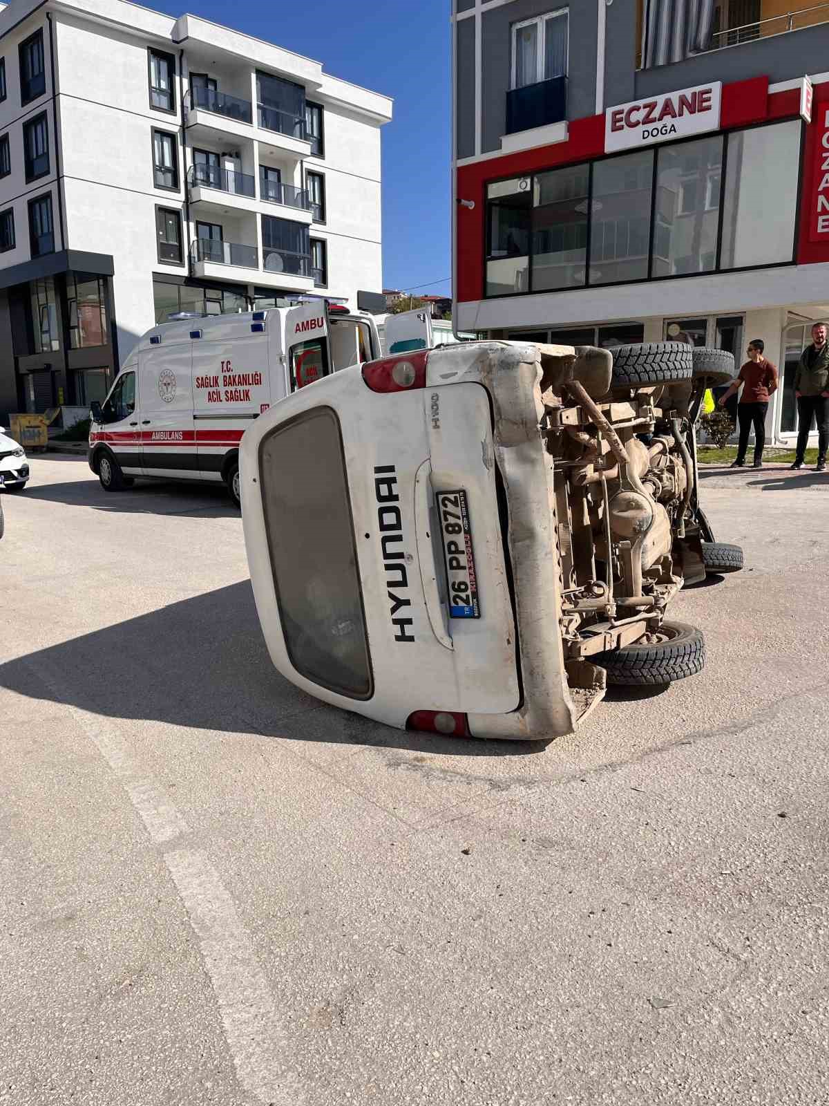 Bilecik’te meydana gelen trafik kazasında 1 kişi yaralandı