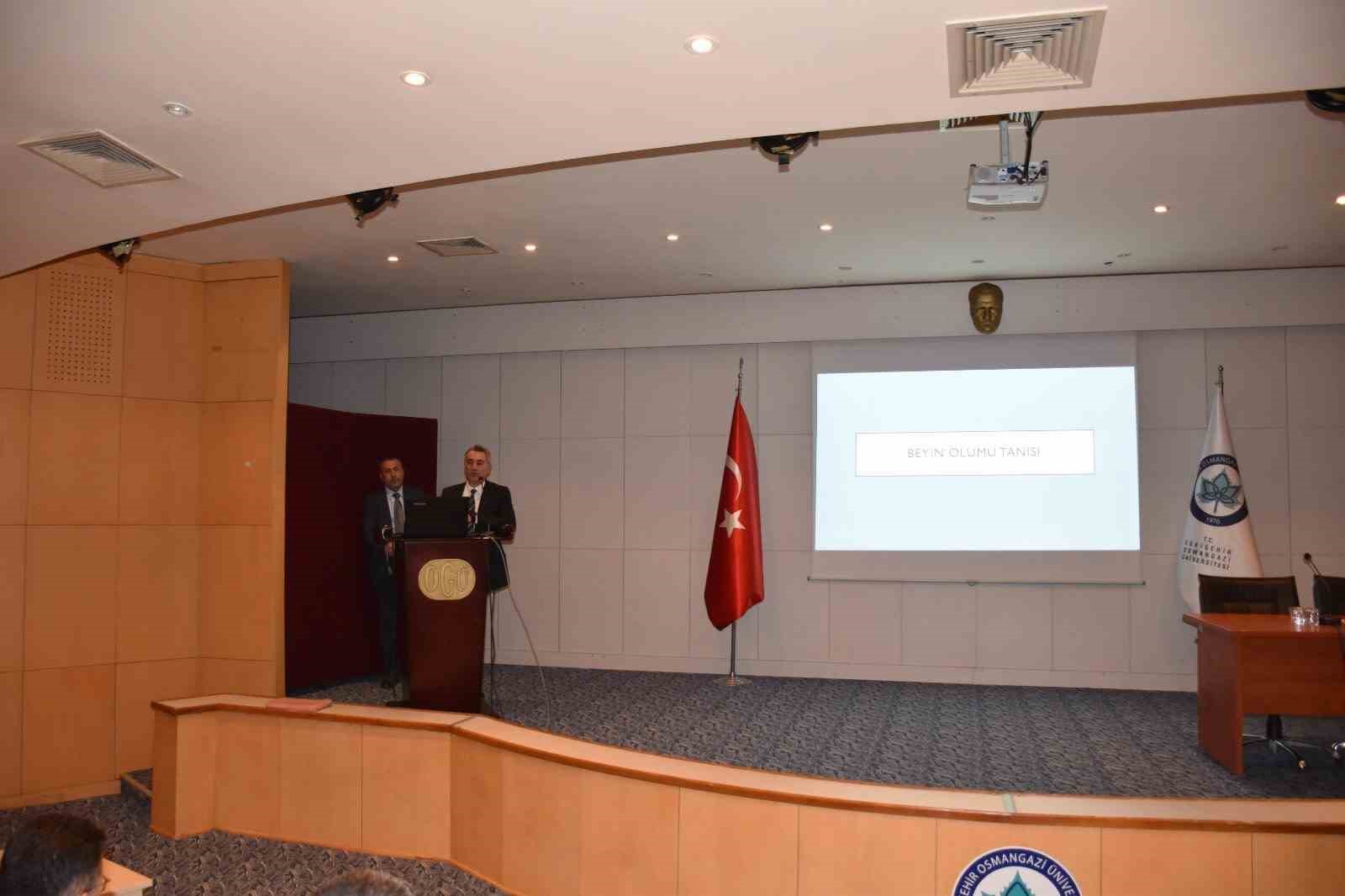 "Beyin &Ouml;l&uuml;m&uuml; ve Don&ouml;r Bakımı Eğitim Toplantısı" d&uuml;zenlendi
