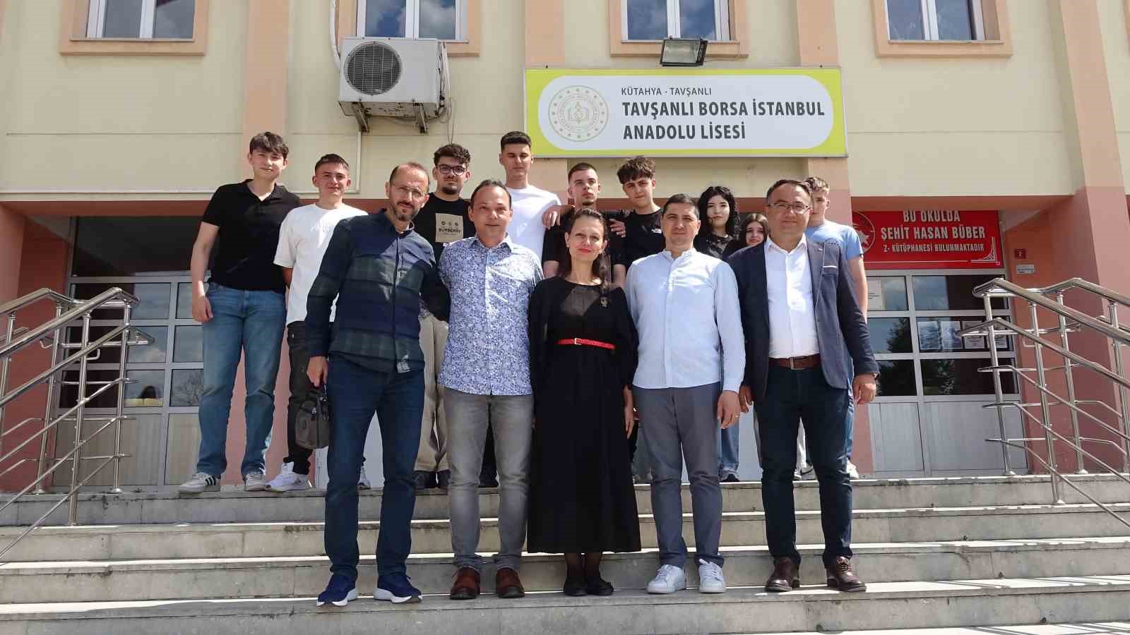 Tavşanlı Borsa İstanbul Anadolu Lisesi’nin uluslararası misafirleri Romanya’dan