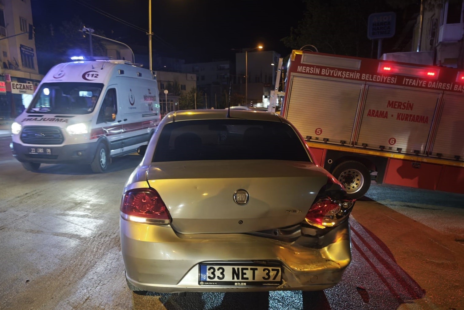 Mersin Mut’ta trafik kazaları: 6 yaralı