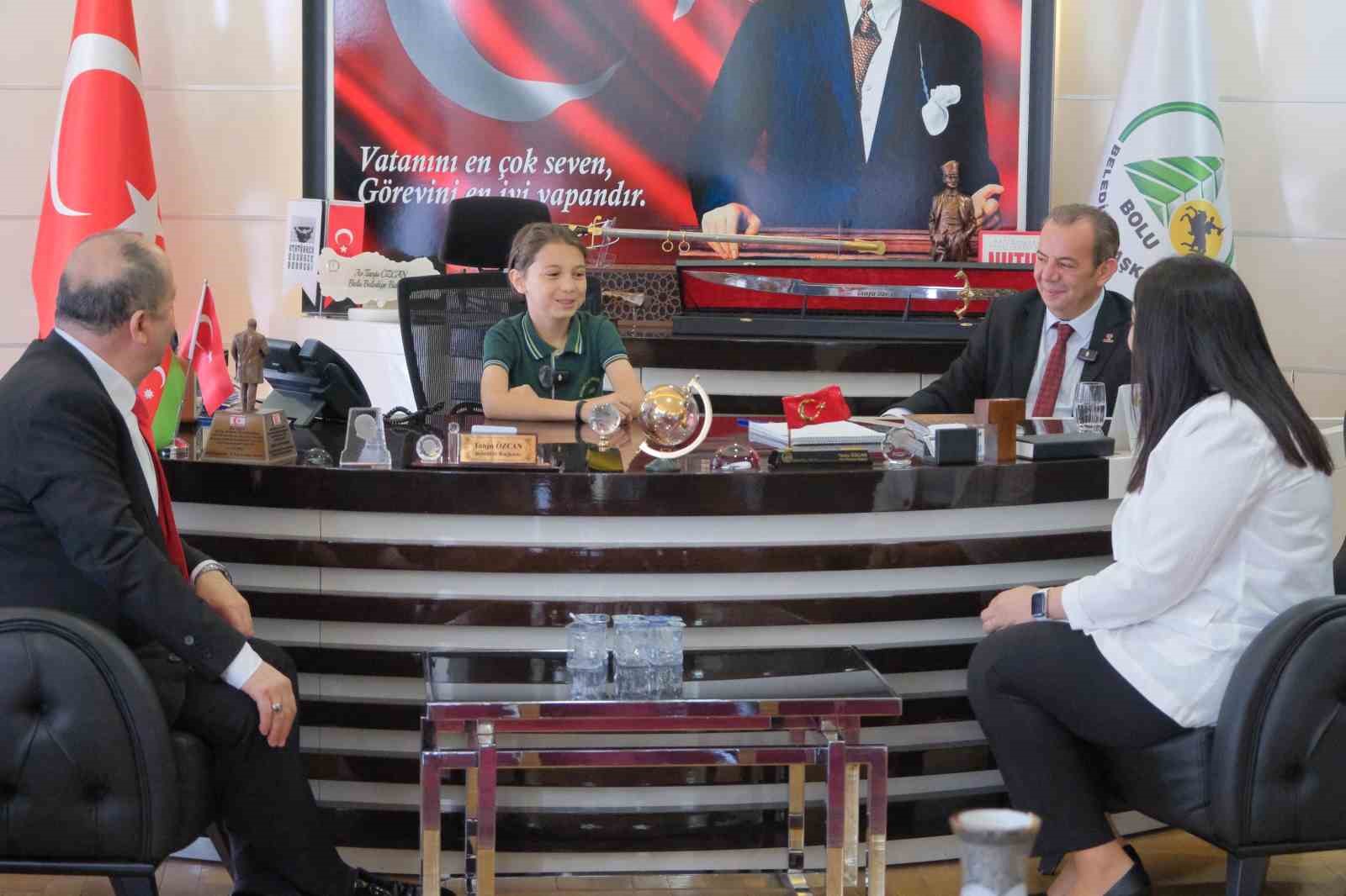 Makam koltuğunu 4.sınıf öğrencisi devraldı