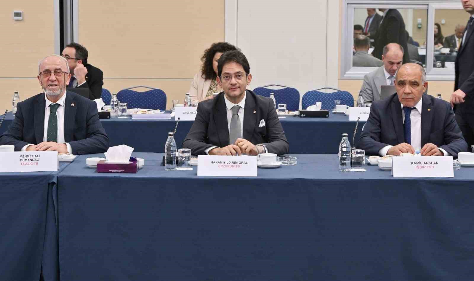 Başkan Dumandağ, Doğu Anadolu B&ouml;lgesi İstişare Toplantısı&rsquo;na katıldı
