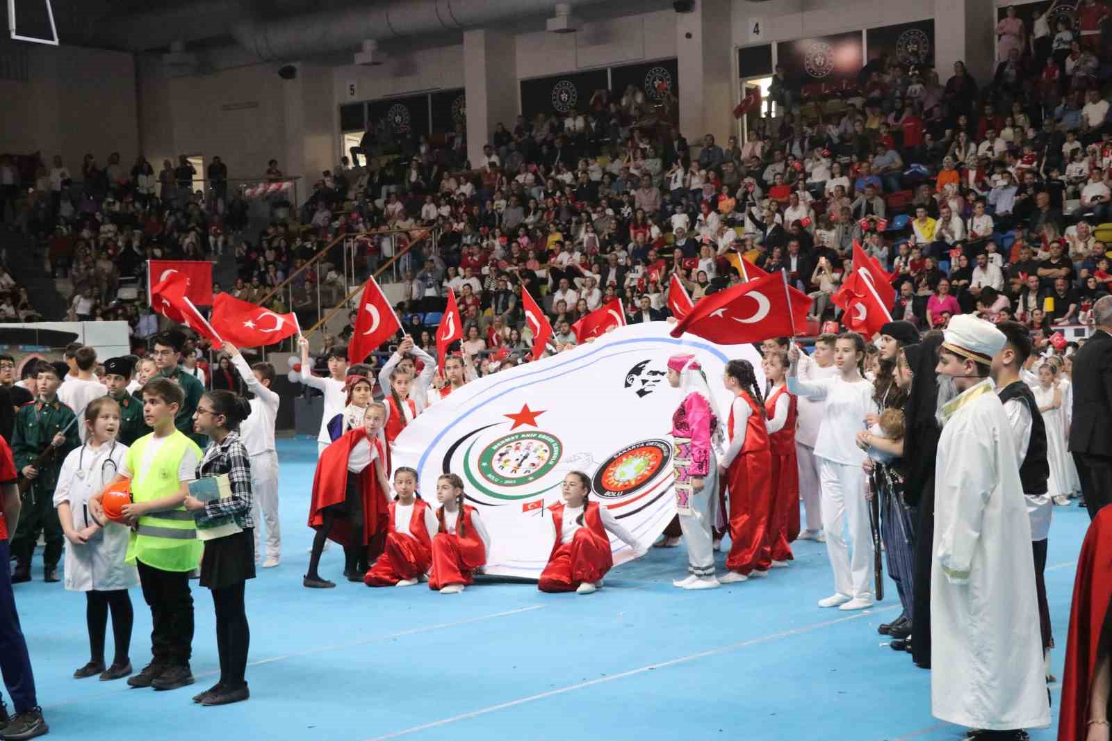 Bolu&rsquo;da coşkulu 23 Nisan şenlikleri
