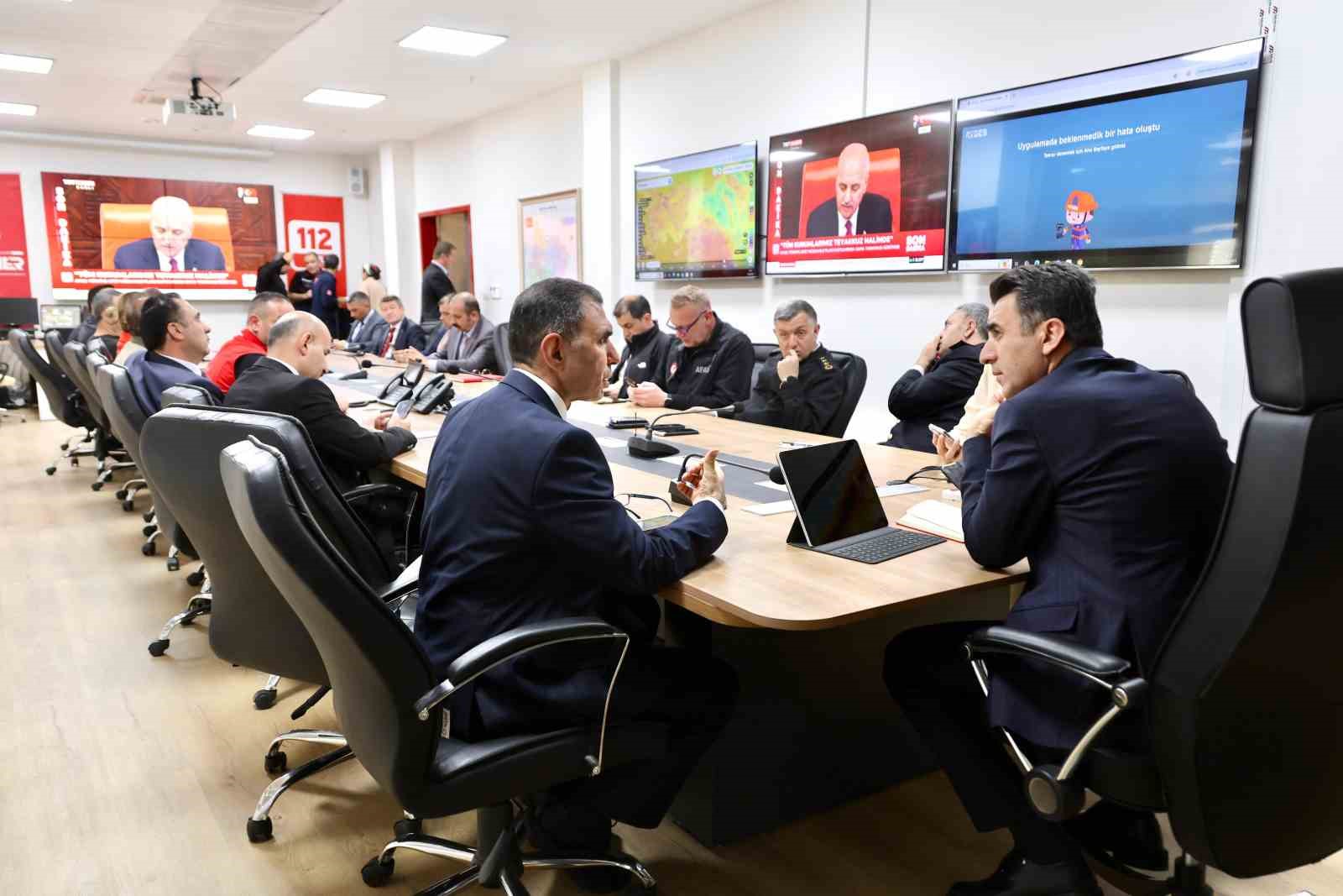 Bilecik’te deprem sonrası ’Kriz Masası’ toplandı
