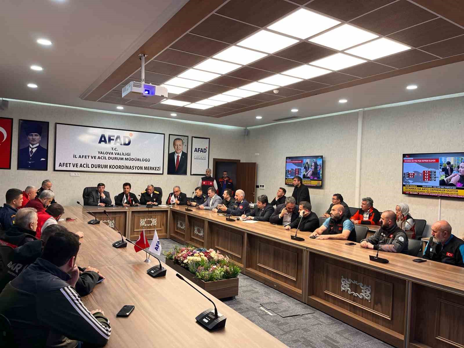 Yalova&rsquo;da İl Afet ve Acil Durum Koordinasyon Kurulu toplandı
