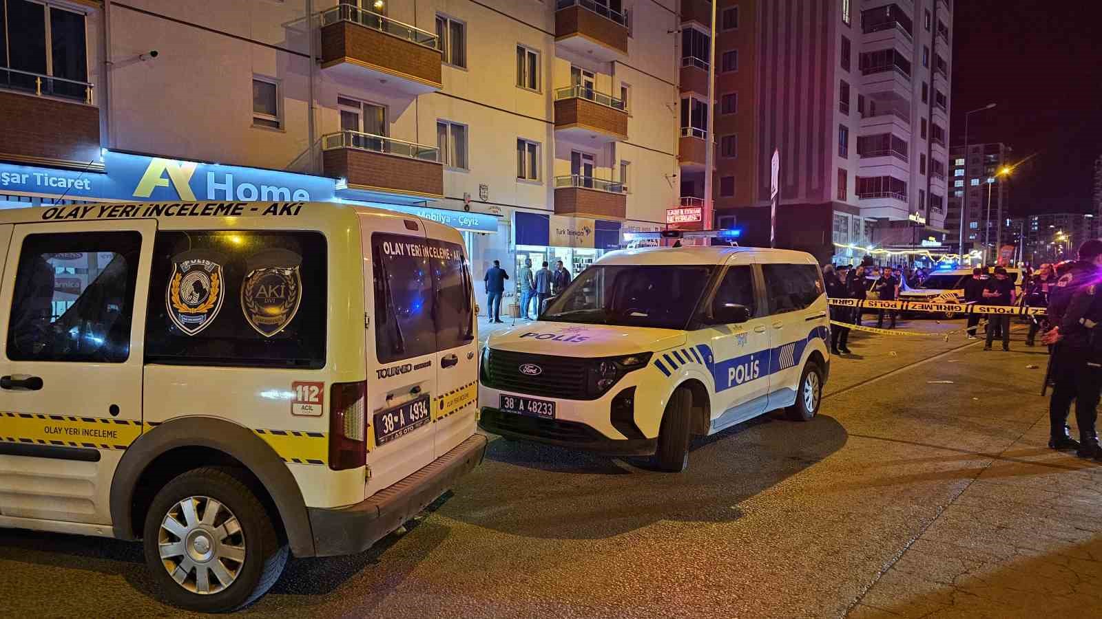 Kayseri’de silahlı kavga: 3 yaralı