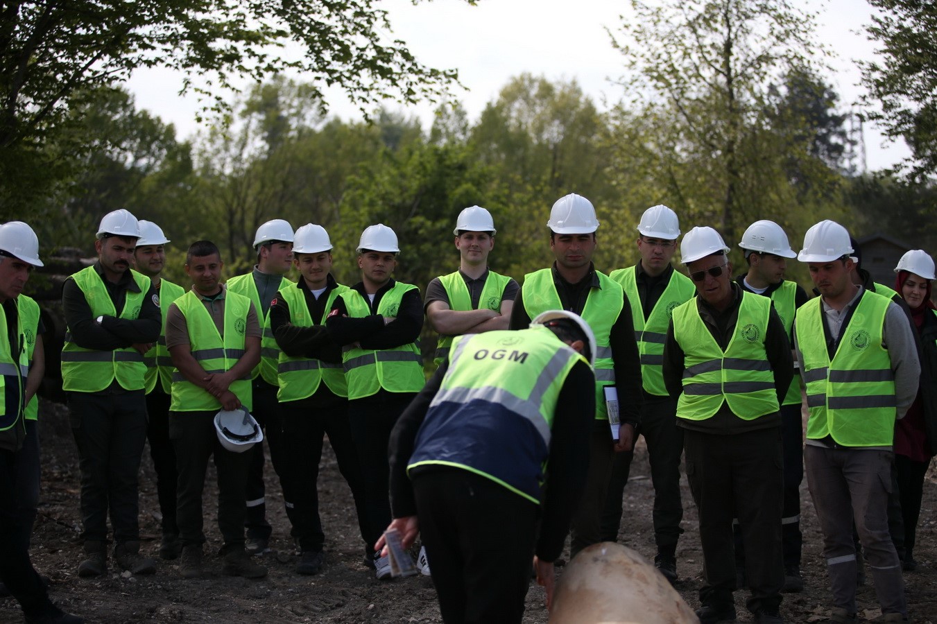 Ak&ccedil;akoca&rsquo;da ormanda eğitim tatbikatı yapıldı
