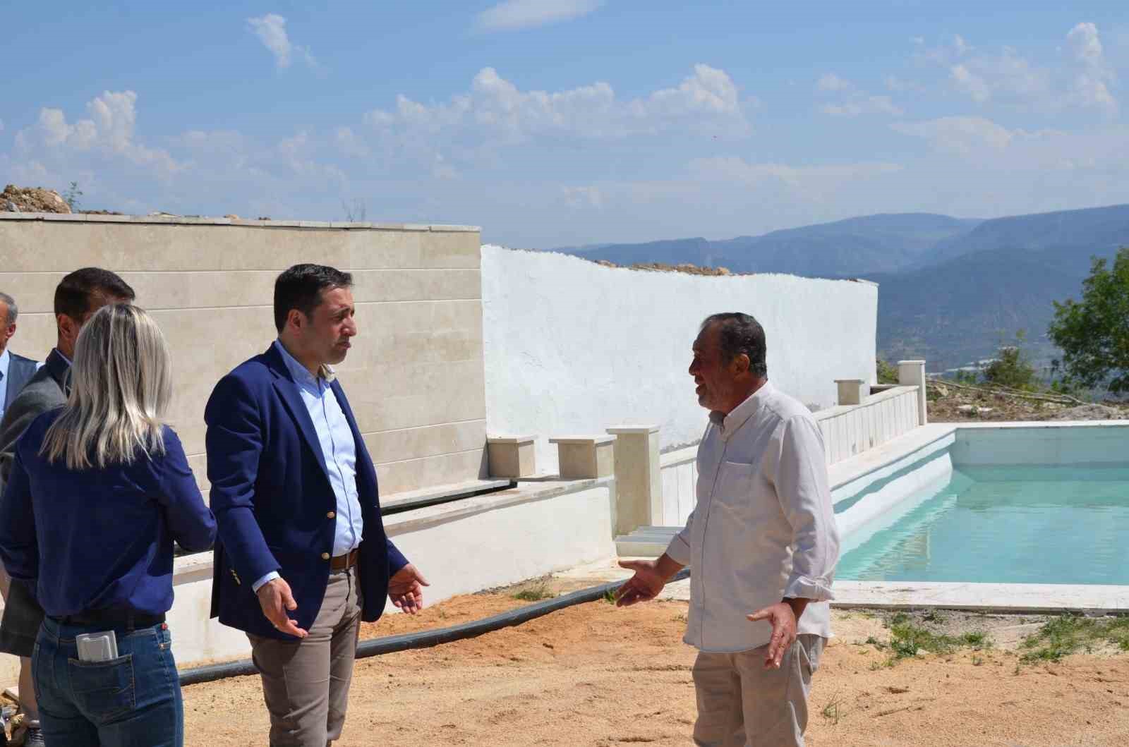 Kayabalı Köyü’nde sulama havuzu hizmete girdi