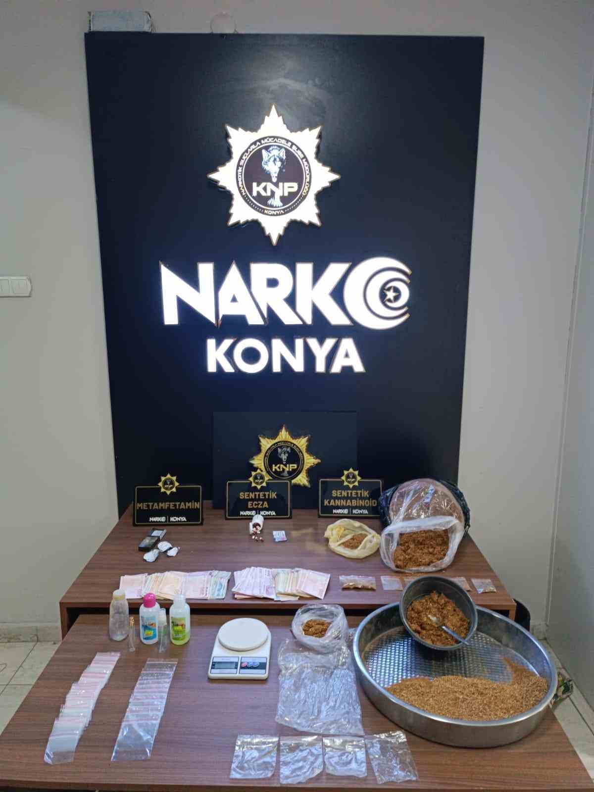 Konya&rsquo;da uyuşturucu operasyonları: 46 tutuklama
