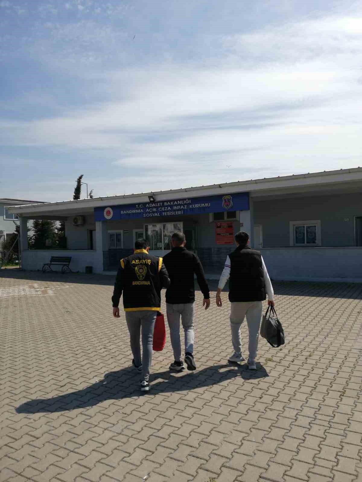 Balıkesir’de hapis cezası bulunan 29 şahıs yakalandı!