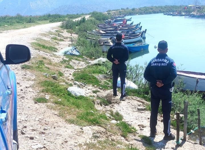 Bafa Gölü’nde ‘kuş’ denetimi