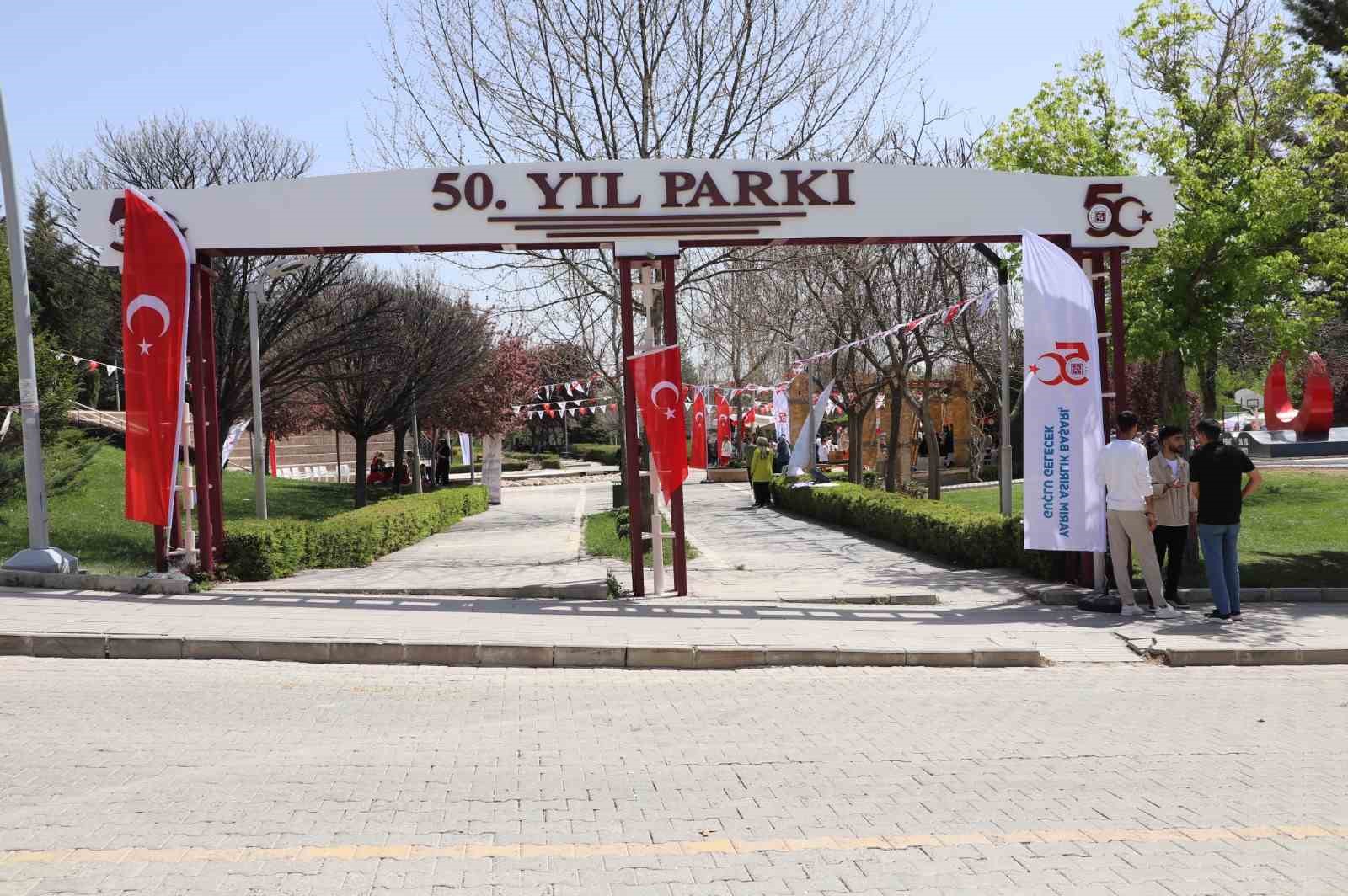 FÜ’de isim değişikliği: Kültür Park, "50. Yıl Parkı" oldu