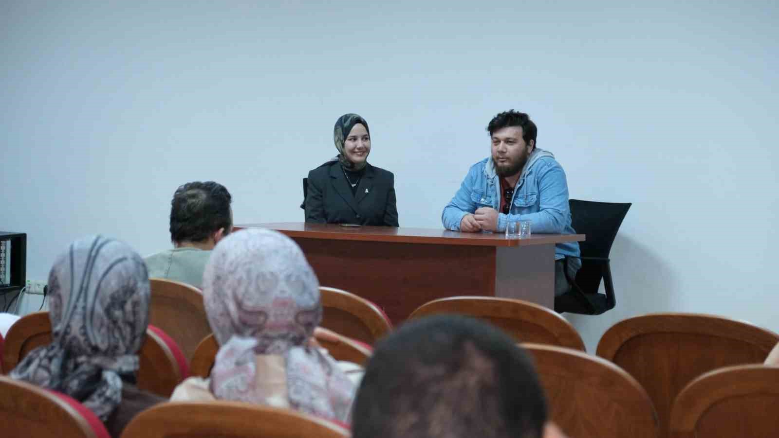 KM&Uuml;&rsquo;de y&ouml;netmen Eser Tokaş ile kısa film s&ouml;yleşisi
