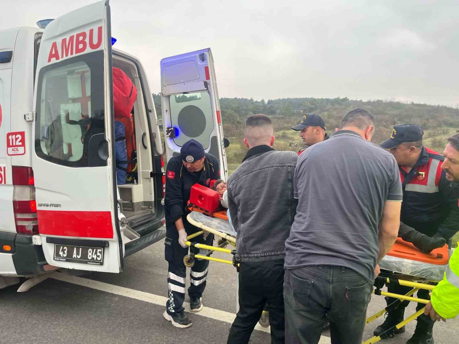 Tavşanlı’da trafik kazası 1 yaralı