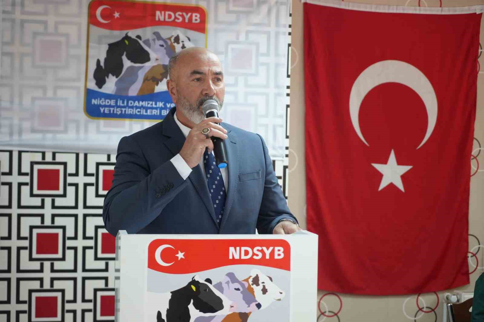 Niğde Damızlık Sığır Yetiştiricileri Birliği&rsquo;nde Bilgehan G&uuml;ney g&uuml;ven tazeledi
