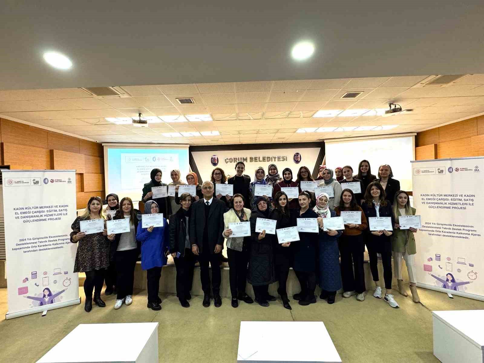 OKA desteğiyle Çorum’da kadınlar girişimcilik yolunda güç kazandı
