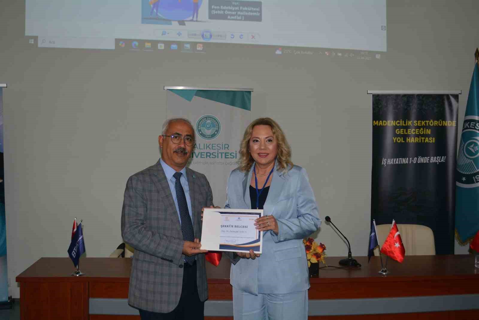 Balıkesir Üniversitesi ile Madencilik Sektörü arasında işbirliği