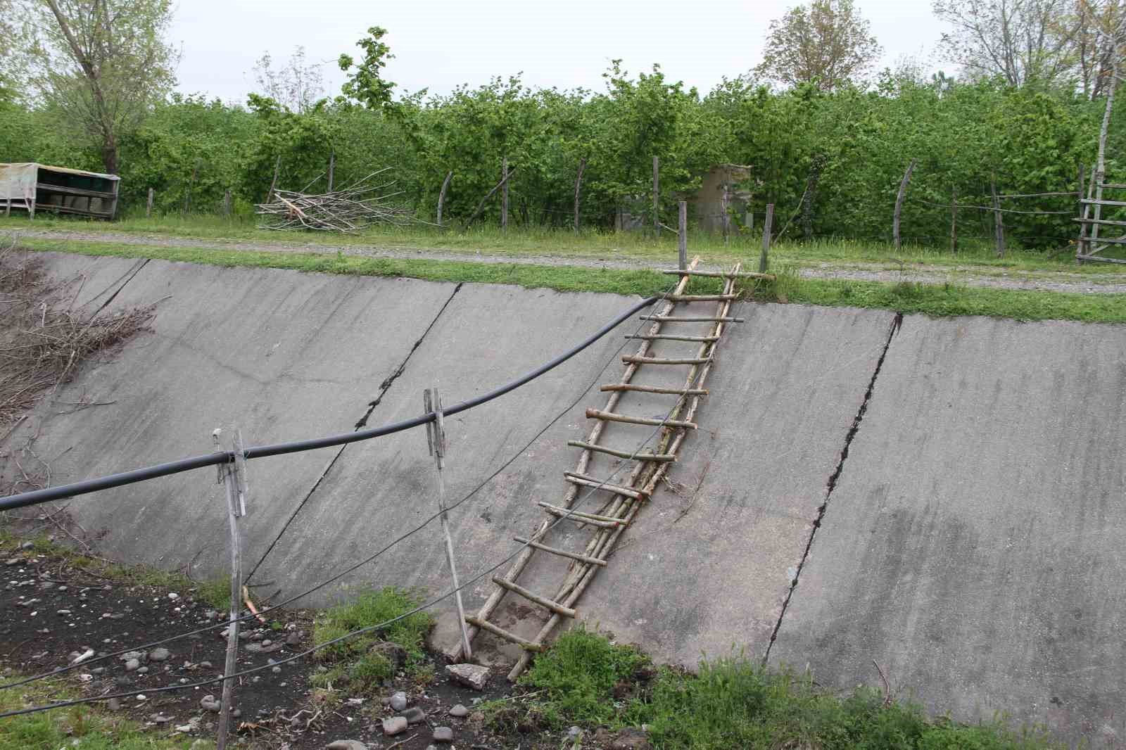 Tarlasına gidemeyen mahalle sakinleri: "Yaya k&ouml;pr&uuml;s&uuml; istiyoruz"
