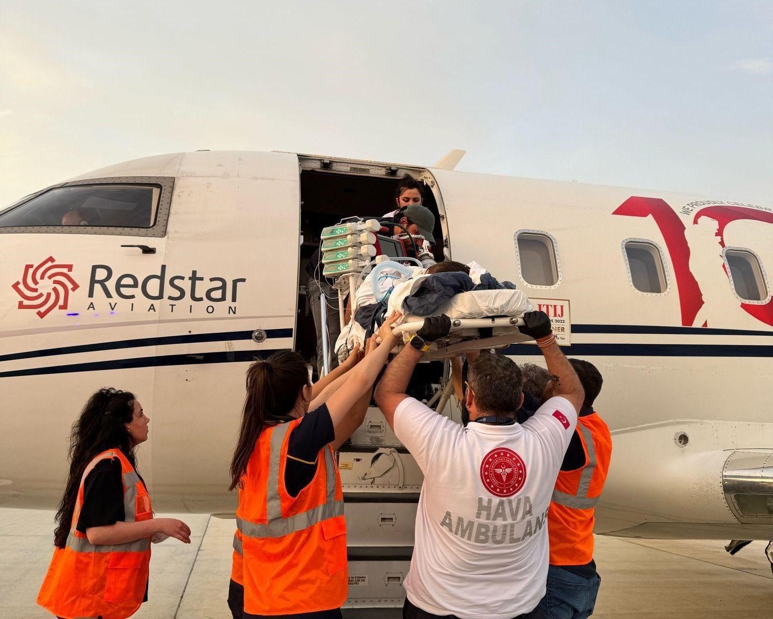 Mersin’den Ankara’ya umut dolu hava nakli gerçekleştirildi