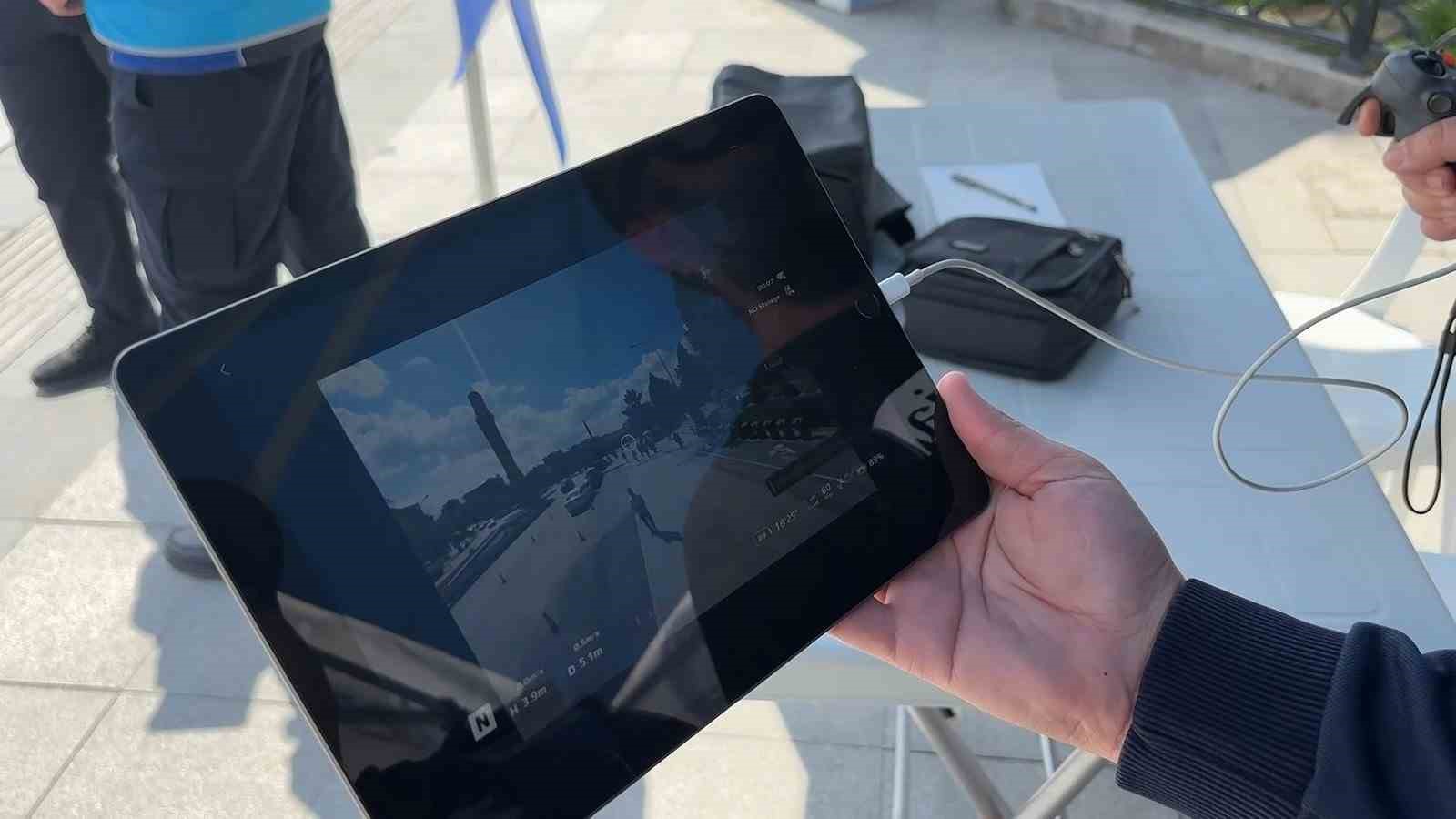 Yere sigara izmariti atanlara dronlu denetim