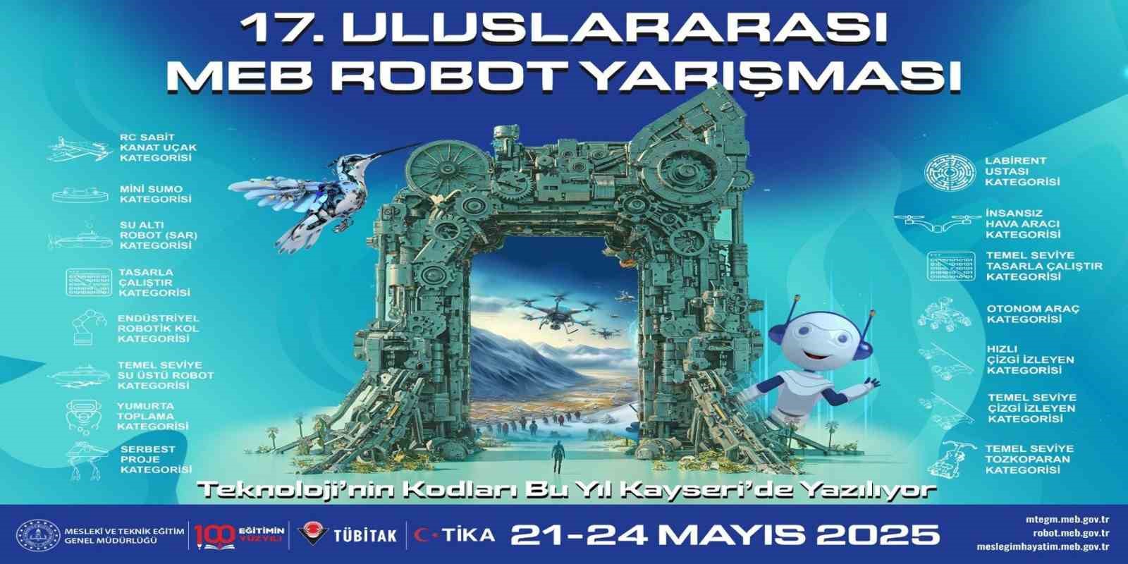 17. Uluslararası MEB Robot Yarışması hazırlıkları devam ediyor
