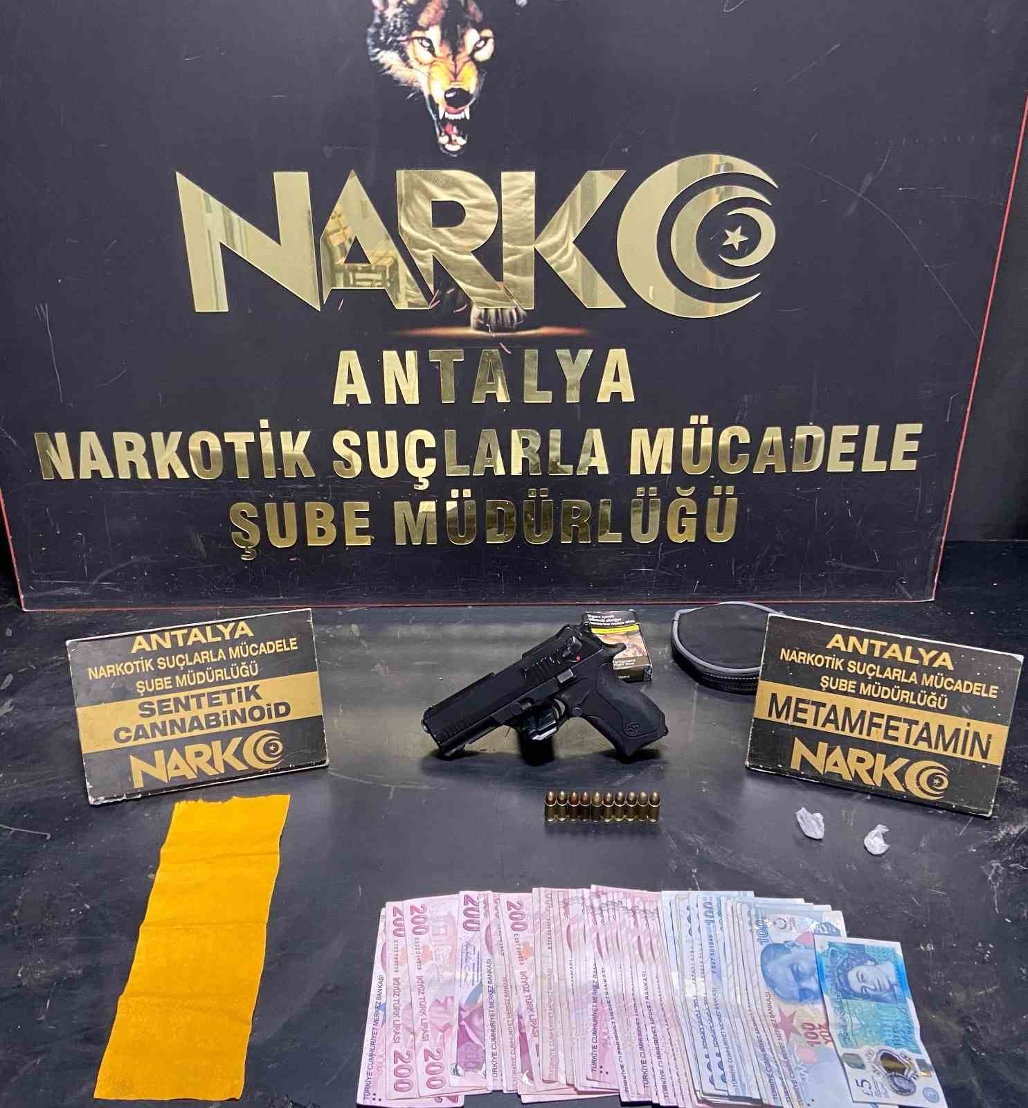 Antalya’da uyuşturucu operasyonlarında 1 haftada 118 şüpheli yakalandı, 12’si tutuklandı