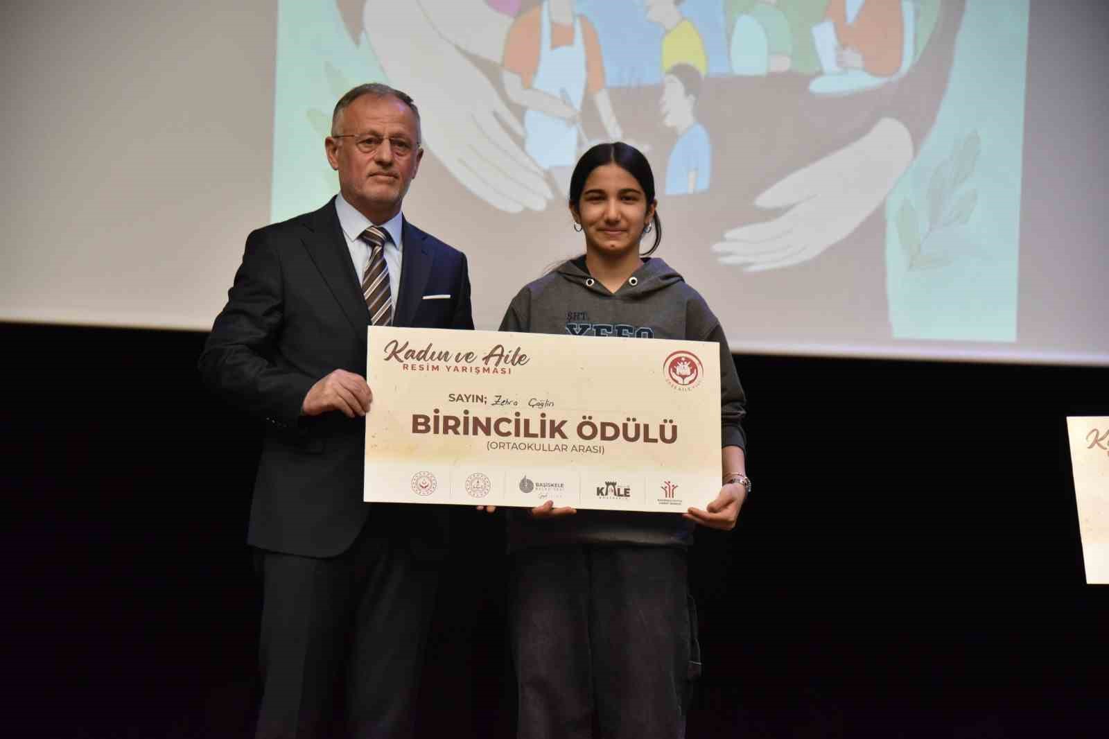 Kadın ve Aile Resim Yarışması’nda ödüller sahiplerini buldu
