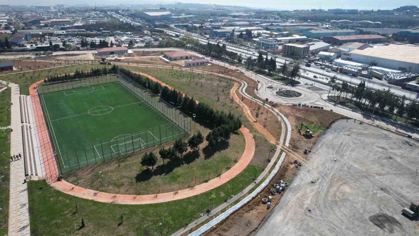 Gebze Millet Bahçesi’nde çalışmalar sürüyor