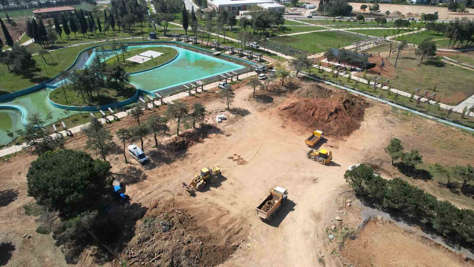 Gebze Millet Bahçesi’nde çalışmalar sürüyor
