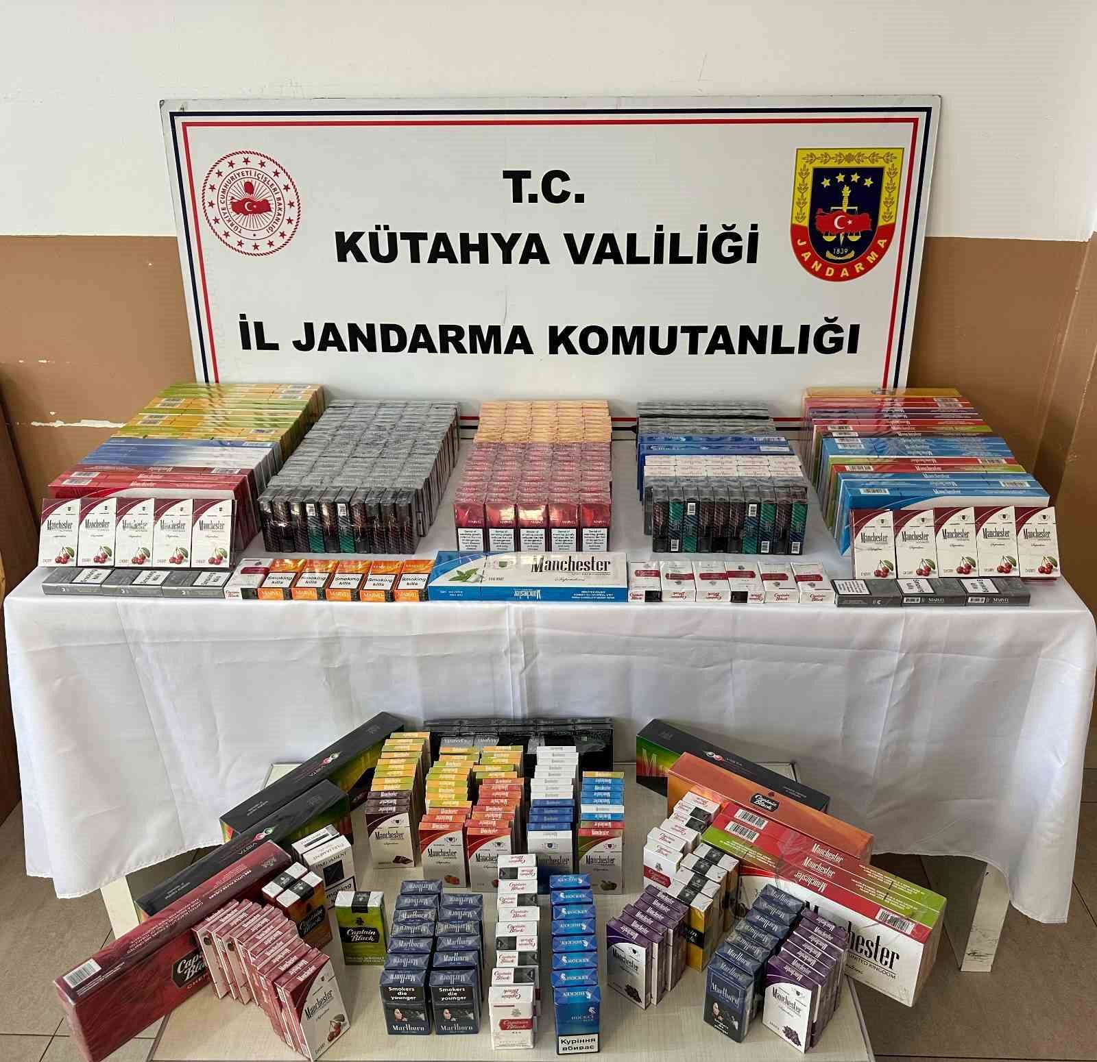 Kütahya’da kaçak sigara operasyonu