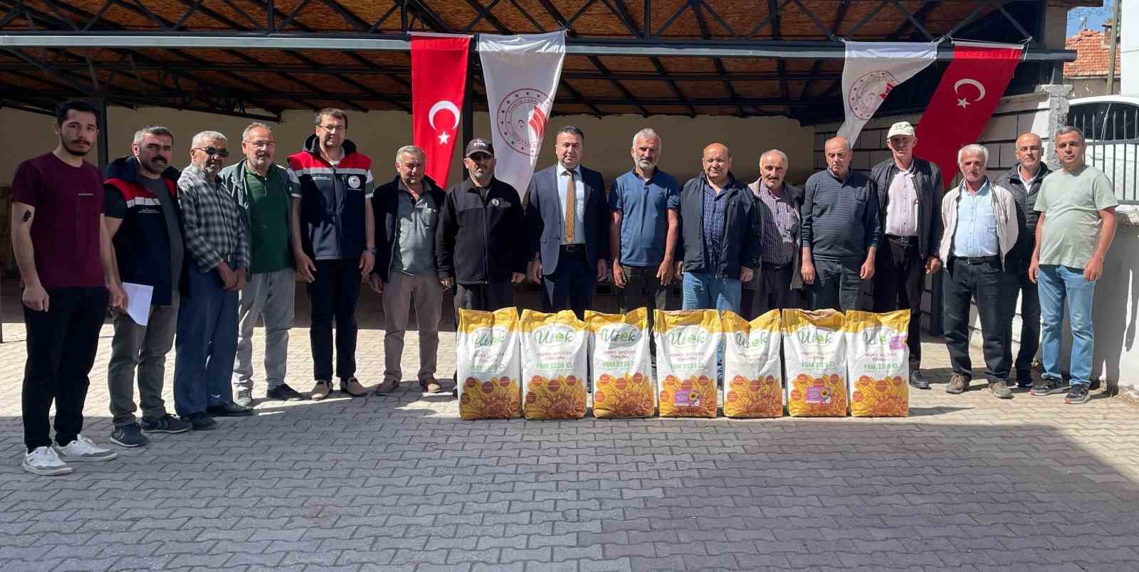 Beyşehir’de ayçiçeği ekimi ile tarlalar sarıya boyanacak